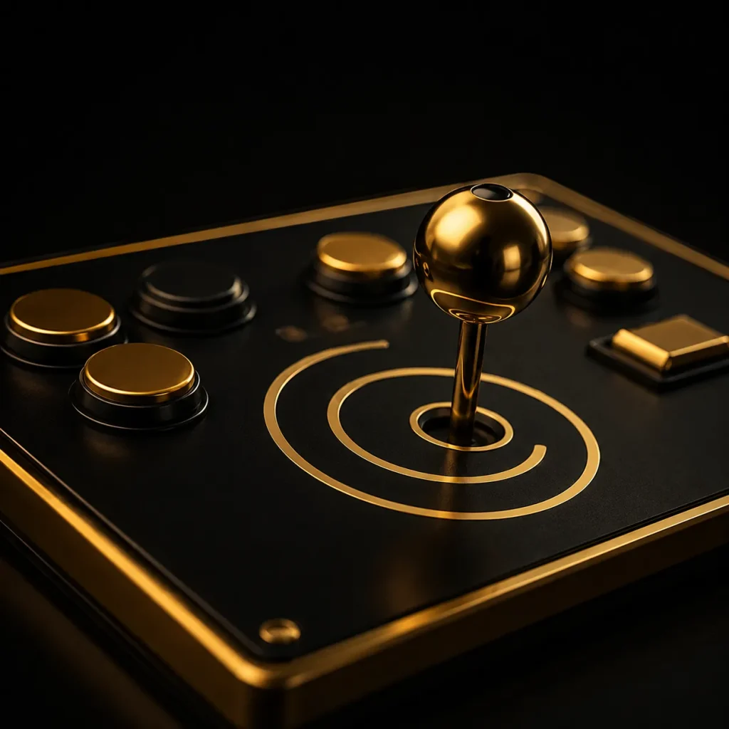 Golden elegance in minimal tech design